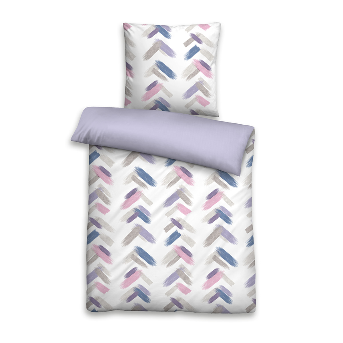 Bild 1 von Mikrofaser Seersucker Bettwäsche - ca. 155 x 220 cm