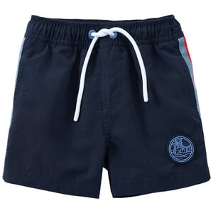 Baby Badeshorts mit Applikation DUNKELBLAU