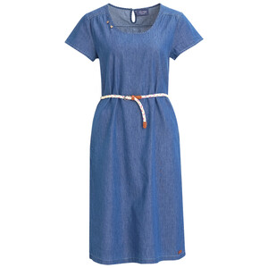 Damen Kleid mit Gürtel BLAU