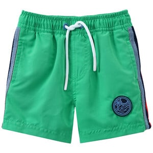 Baby Badeshorts mit Applikation GRÜN