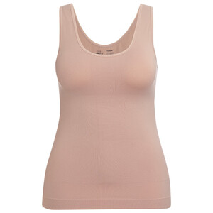 Damen Shapewear-Unterhemd mit breiten Trägern BEIGE