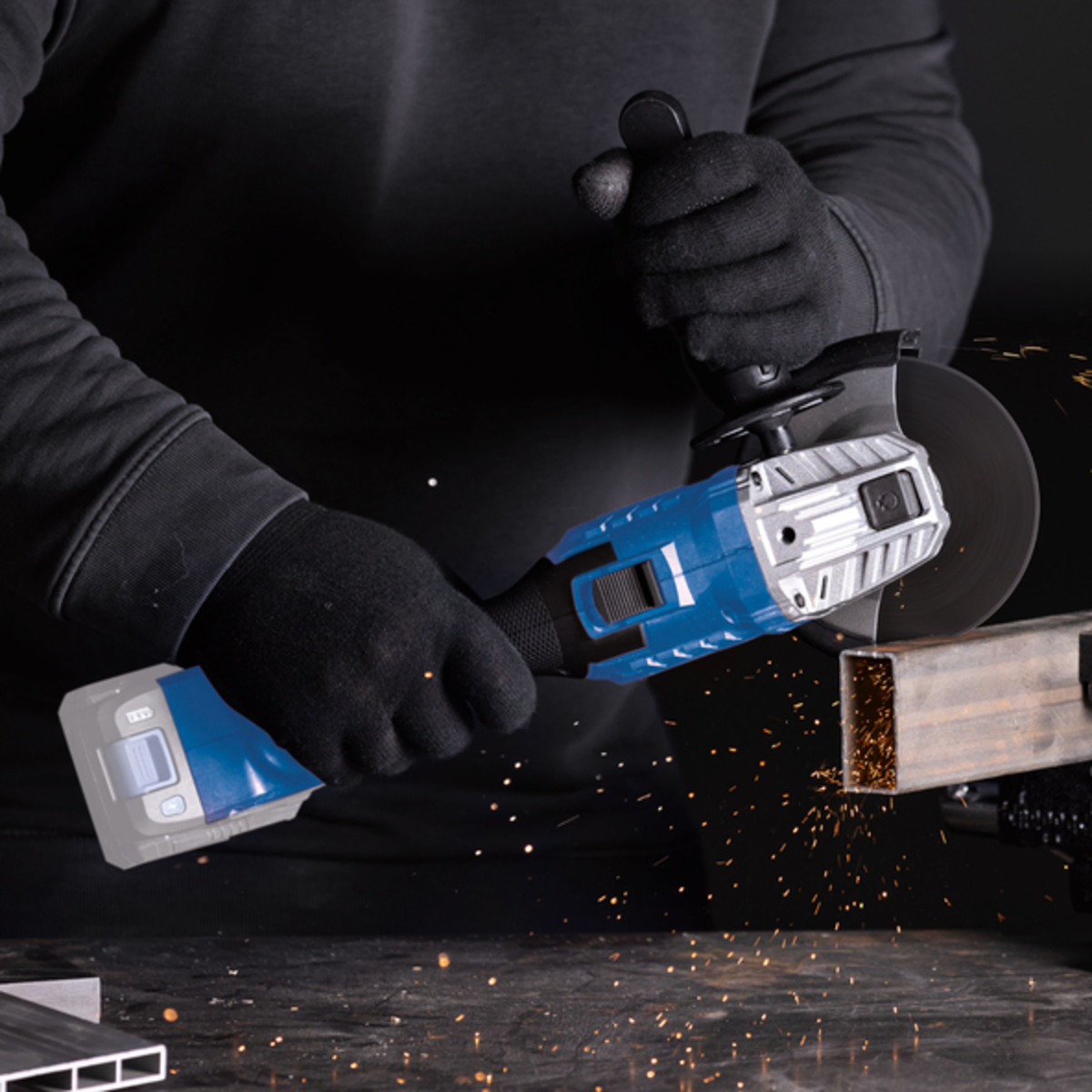 Bild 3 von Scheppach Akku-Winkelschleifer C-AG125-X ohne Akku & Ladegerät