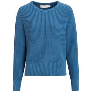 Damen Strickpullover aus Bio-Baumwolle BLAU