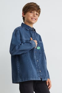 C&A Jeanshemd, Blau, Größe: 176