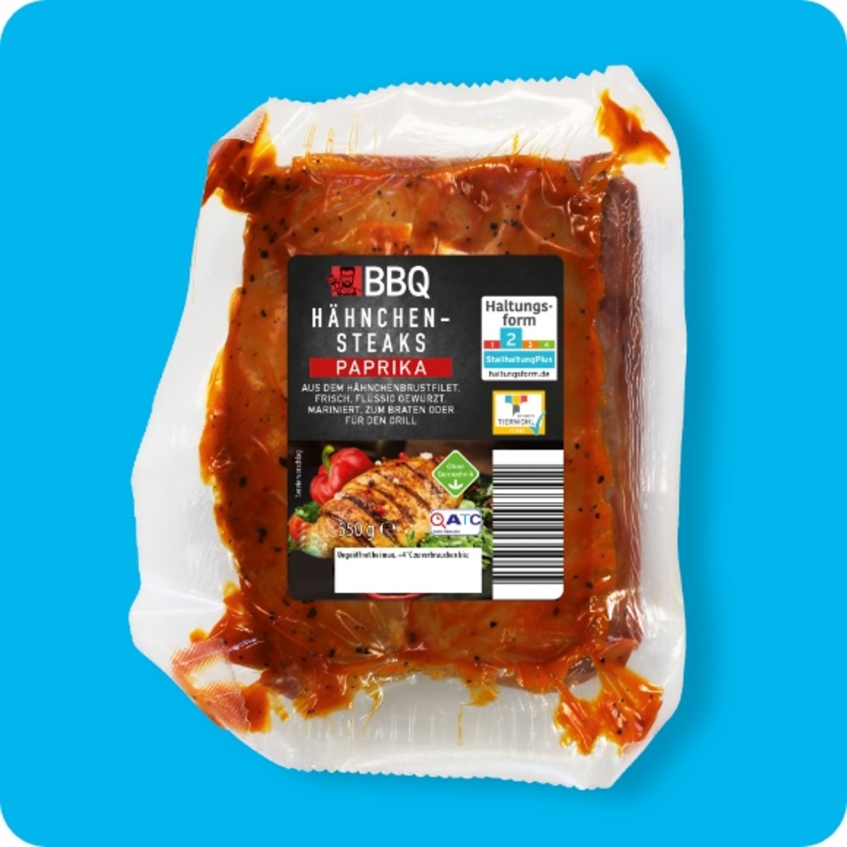 BBQ Marinierte Hähnchensteaks, versch. Sorten von ALDI SÜD ansehen!