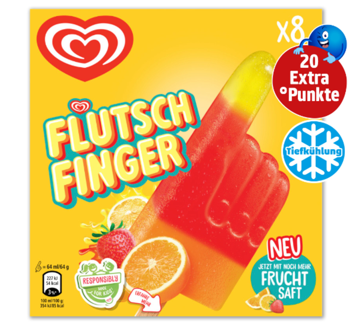 Bild 1 von LANGNESE Stieleis Flutschfinger*