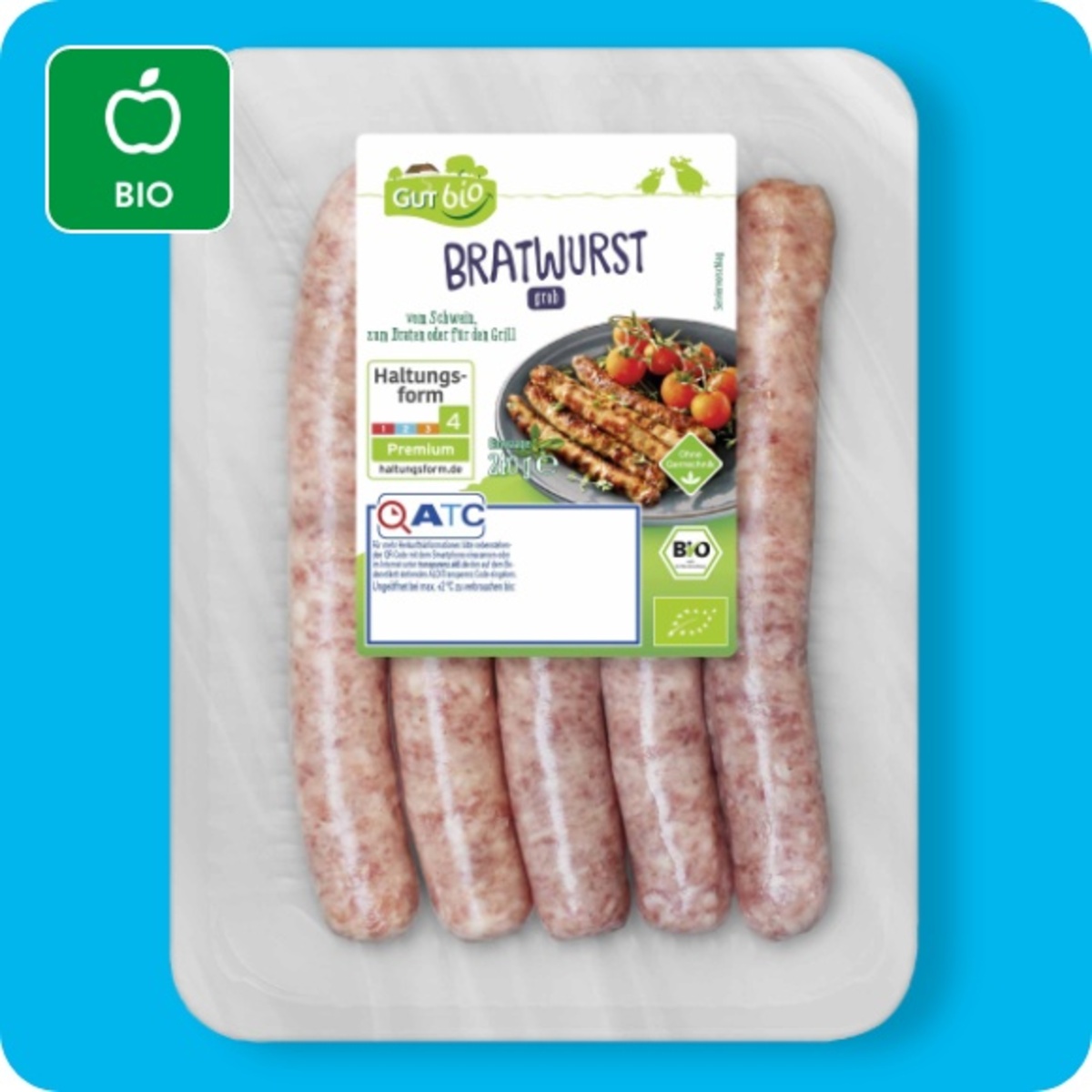 Bild 1 von GUT BIO Bio-Bratwurst, Vom Schwein