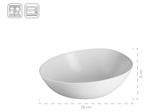 Bild 2 von MÄSER Serie Glendale, Schalen Set 3-teilig, moderne hochwertige Servierschalen in verschiedenen Größen, Müslischale, Suppenschüssel, Salatschüssel, matt lasiert, Keramik, Schwarz /