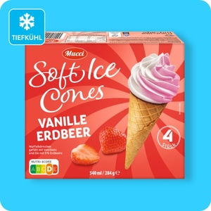 MUCCI Soft Ice Cones, versch. Sorten