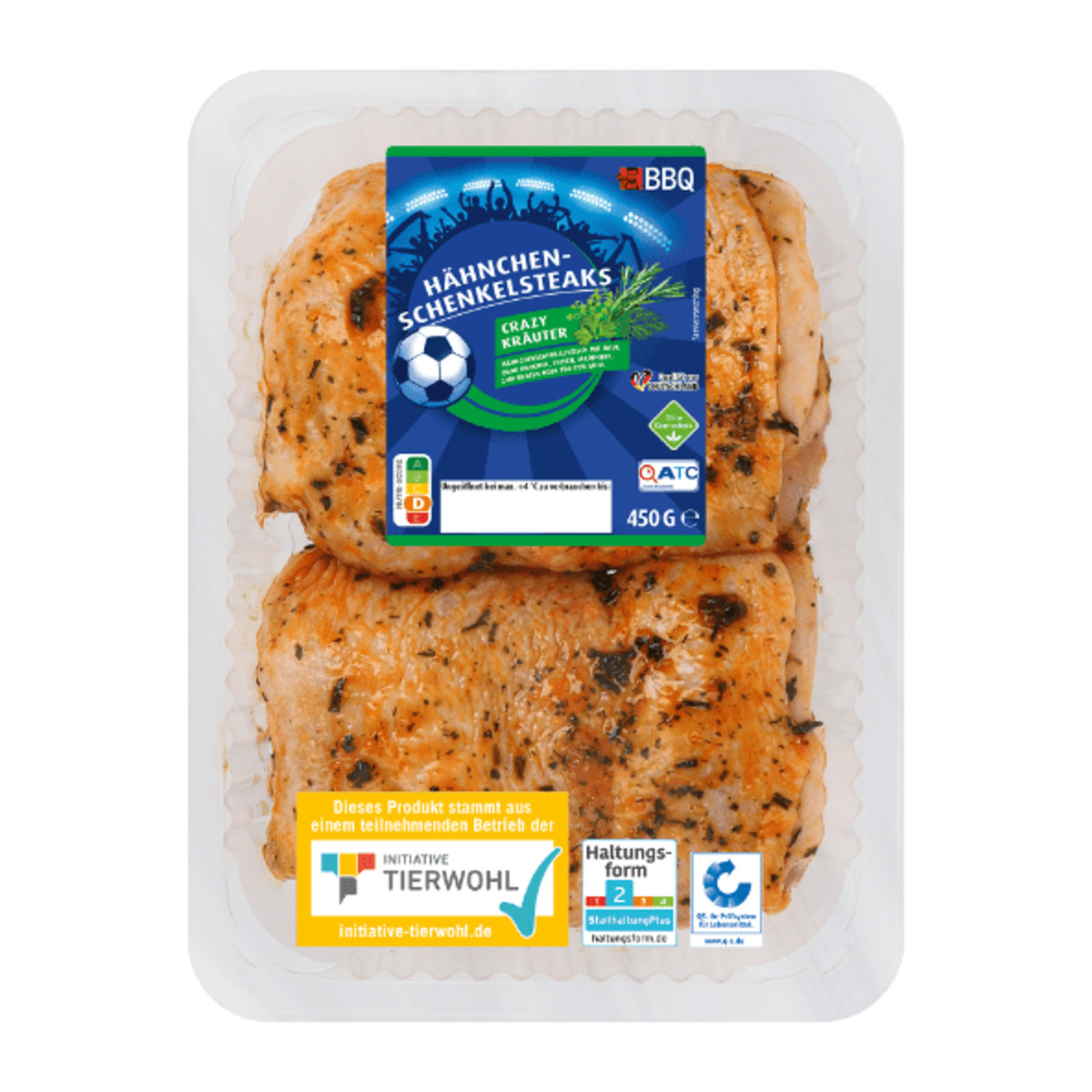 BBQ Hähnchenschenkel-Steaks 600g von ALDI Nord ansehen!