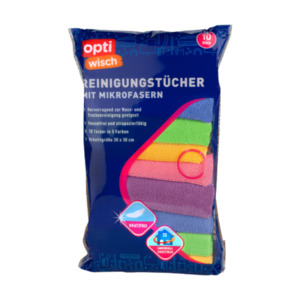 OPTIWISCH Reinigungstücher mit Mikrofaser