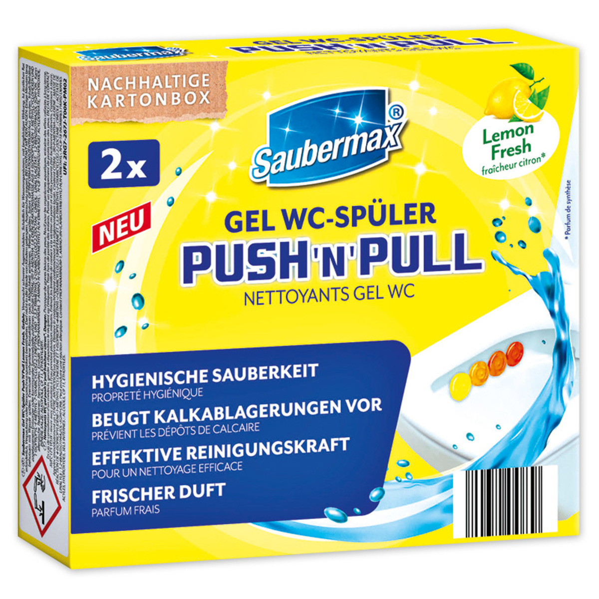Bild 3 von Saubermax Gel WC-Spüler Push'n'Pull