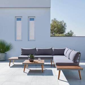 Loungegarnitur 'Lanciano', 3-teilig, Outdoorstoff