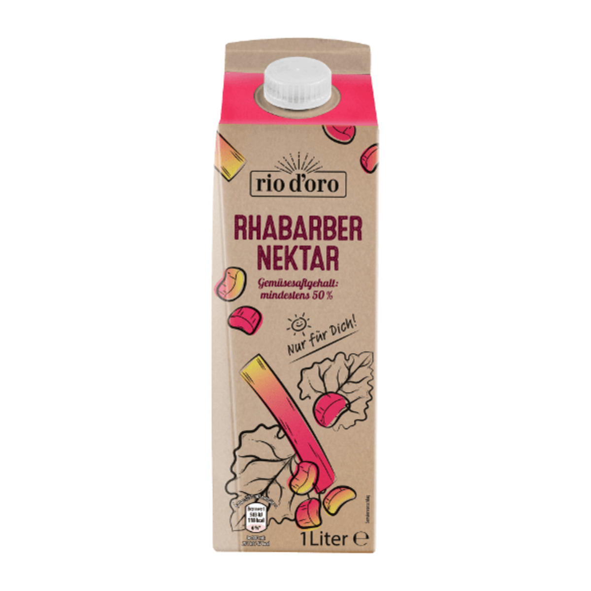 Bild 1 von RIO D’ORO Rhabarbernektar 1L