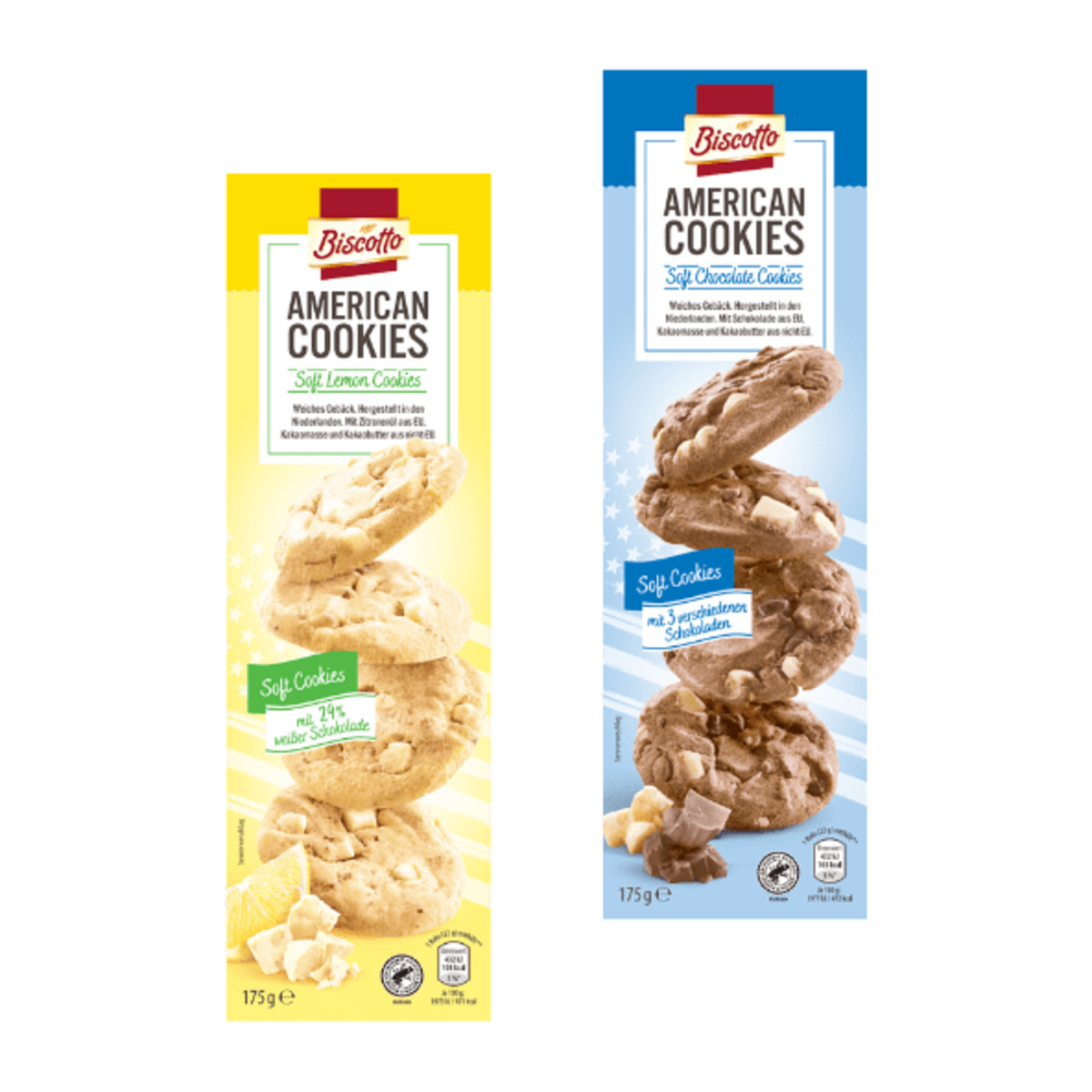 Bild 1 von BISCOTTO American Cookies 175g