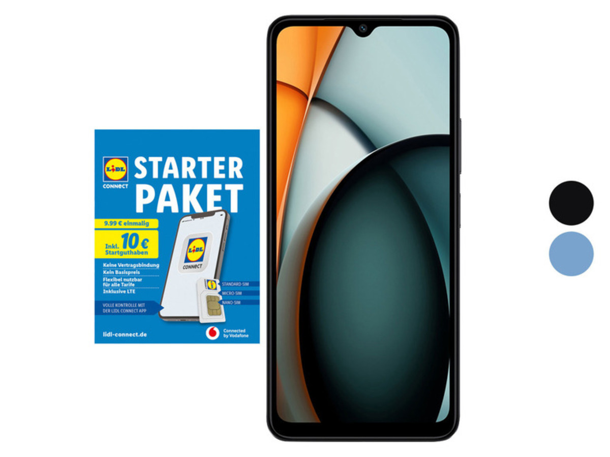 Bild 1 von Xiaomi »C3Y« Redmi A3 Smartphone, inkl. Lidl Connect Starterpaket