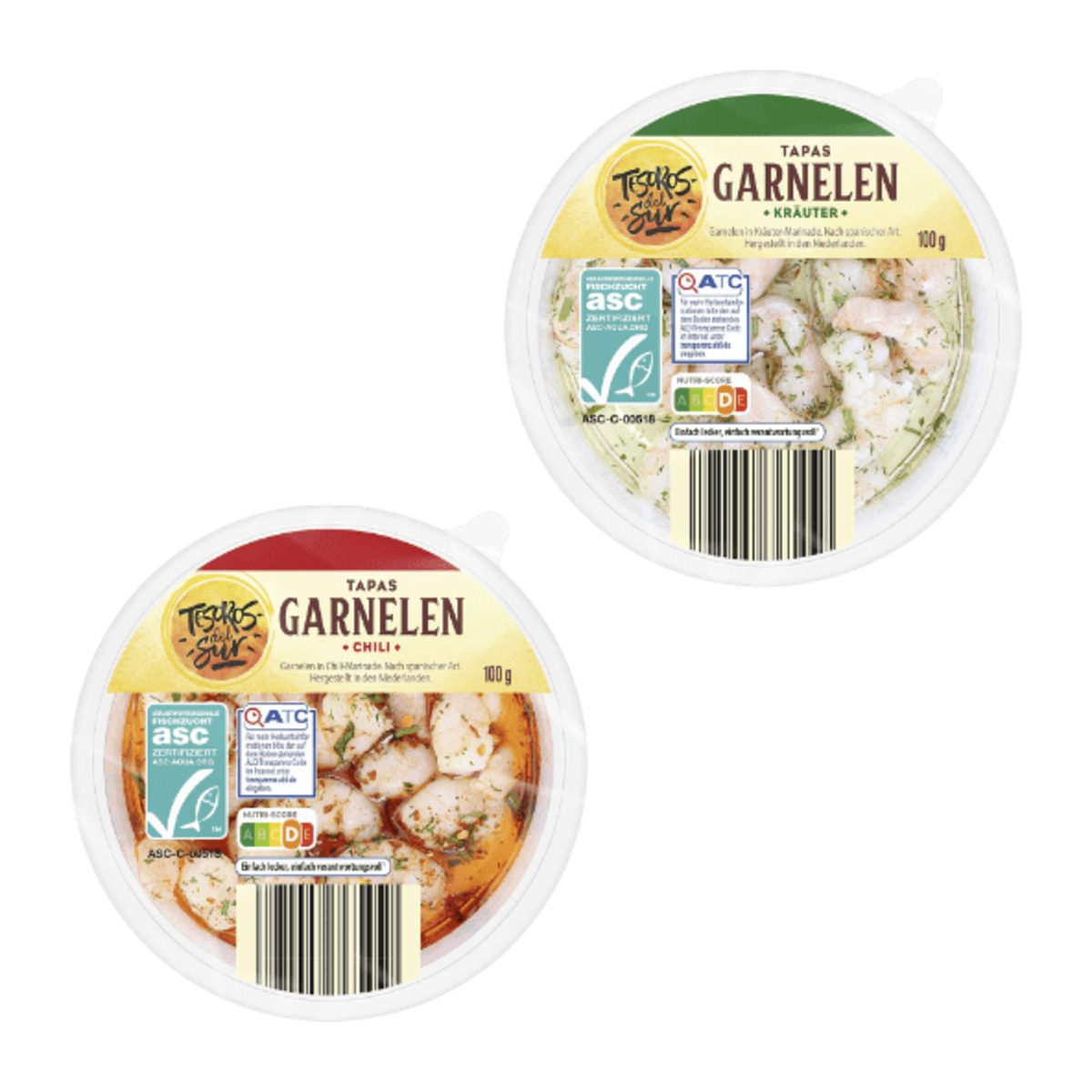 Bild 1 von TESOROS DEL SUR Tapas-Garnelen 100g