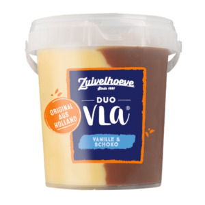 ZUIVELHOEVE Vla 800g Vanille & Schoko