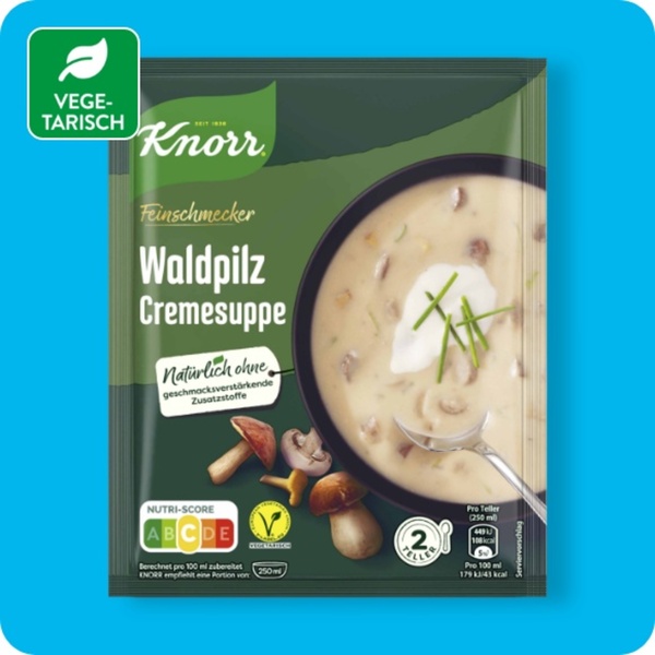 Bild 1 von KNORR®  Feinschmeckersuppe, versch. Sorten