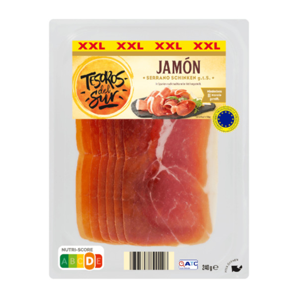 Bild 1 von TESOROS DEL SUR Jamón Serrano g. t. S. XXL 240g