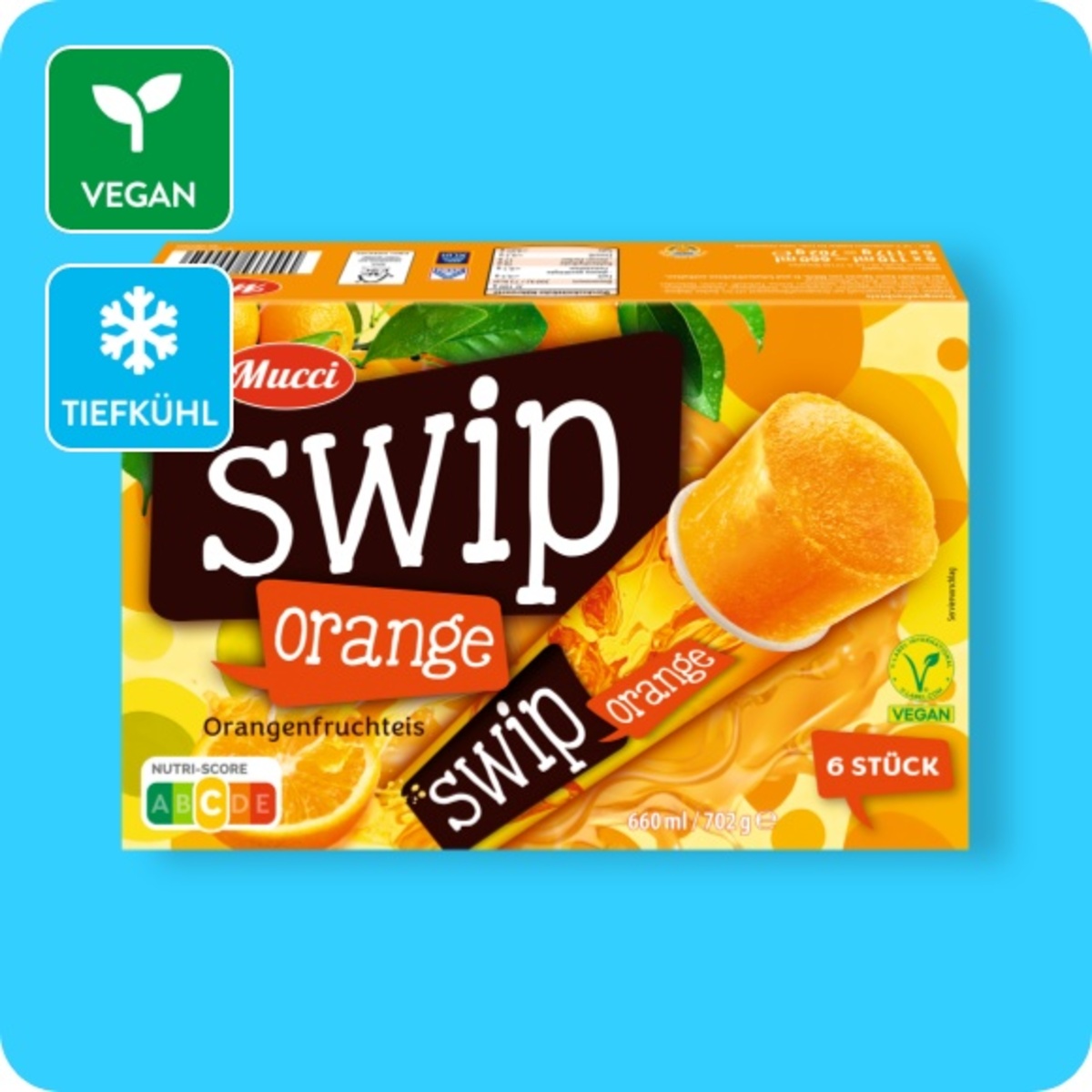 Bild 1 von MUCCI Wassereis Swip, Orange oder Cola