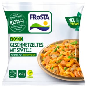 Frosta veggie geschnetzeltes mit Spätzle vegan 450g