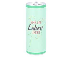 Energy Drink mit Spruch