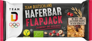 EDEKA Bio Team Deutschland Haferbar Flapjack Cranberry und Haselnuss 60G