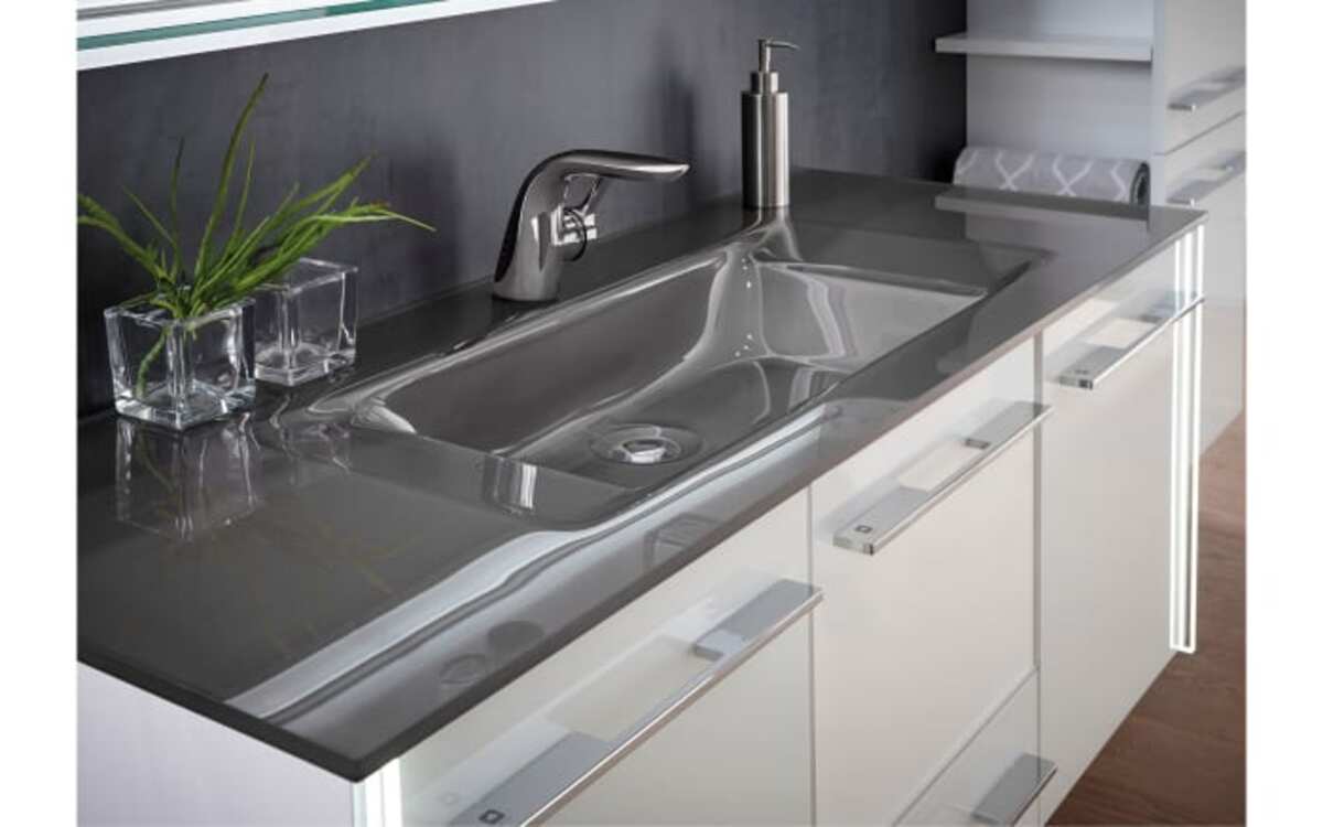 Bild 2 von Pelipal - Bad-Einrichtung Leo Living 116 in Glas-Optiwhite/schneeweiß Glanz