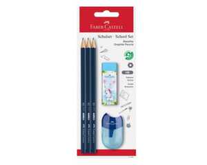 Bleistift Set HB 5tlg+Rad. & Spitzer 3f