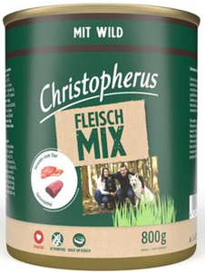 Christopherus Hundefutter Fleisch-Mix Wild 800 g