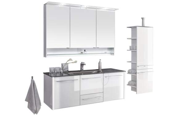 Bild 3 von Pelipal - Bad-Einrichtung Leo Living 116 in Glas-Optiwhite/schneeweiß Glanz