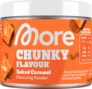 More Chunky Salted Caramel Flavouring Powder vegan 90G