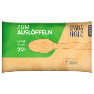 Vivess Löffel aus Holz 20 Stück