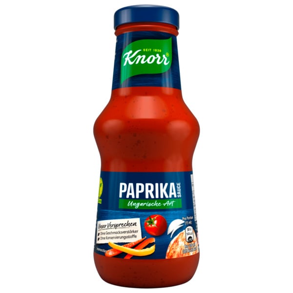 Bild 1 von Knorr Paprika Sauce Ungarische Art 250ml