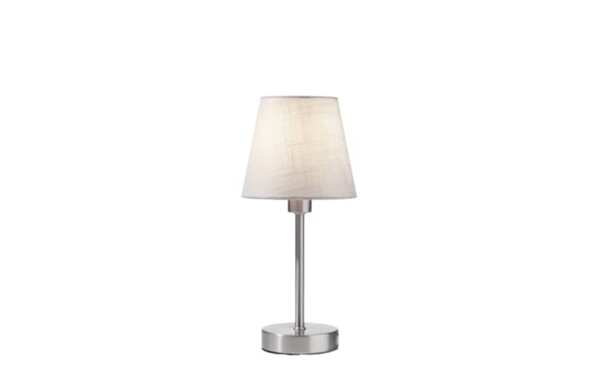 Bild 1 von Tischlampe Fibo, nickel/weiß, 32 cm