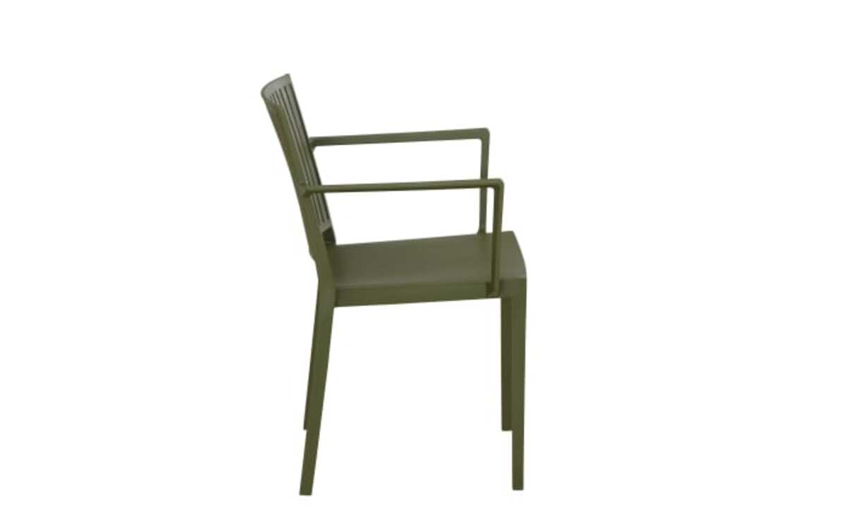 Bild 4 von Siena Garden - Stapelsessel Lane mit Armlehnen, olive