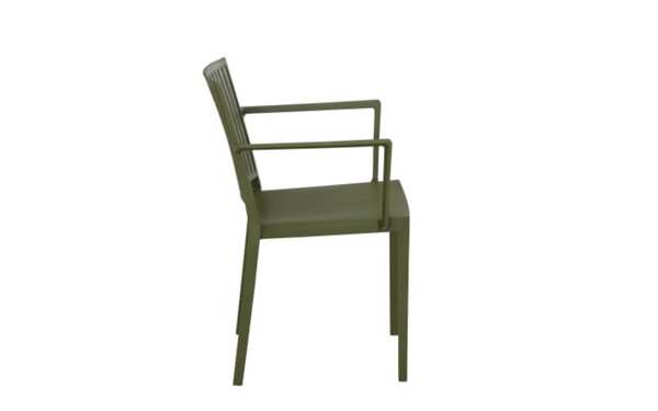 Bild 4 von Siena Garden - Stapelsessel Lane mit Armlehnen, olive
