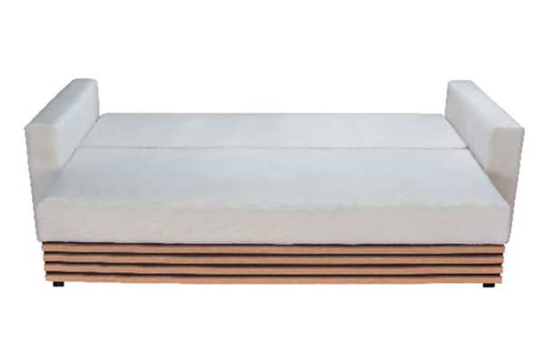 Bild 3 von Impressa - Schlafsofa Roma, beige, 153 x 200 cm