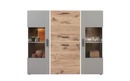 Bild 1 von Livin - Highboard Baveno, Eiche-Nachbildung/hellgrau, inkl. Frontbeleuchtung