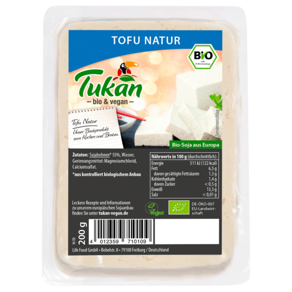 Bild 1 von Tukan Bio Tofu Natur vegan 200g