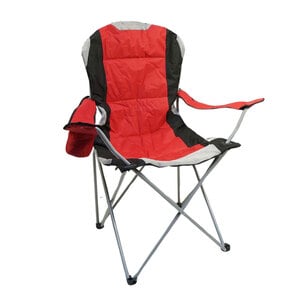 Deluxe Campingstuhl 90 x 60 x 105 cm grau