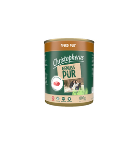 Christopherus Pur Adult Pferd Hundefutter 800g