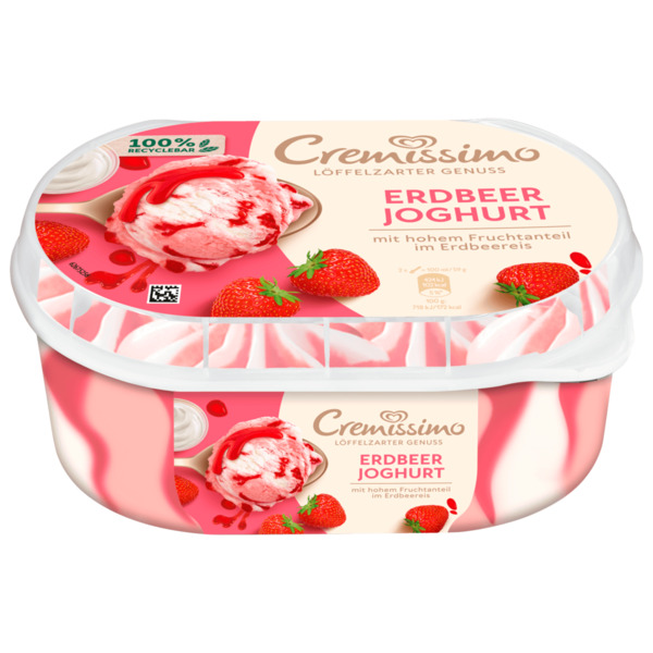 Bild 1 von Cremissimo Eis Erdbeer Joghurt 825ml