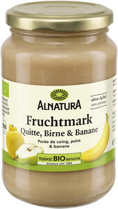 Alnatura Bio Fruchtmark Quitte, Birne & Banane 360G
