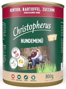 Christopherus Hundefutter Rentier Kartoffel & Zucchini 800 g