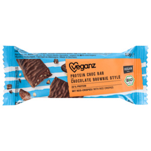 Veganz Bio Protein Choc Bar Chocolate Brownie Style vegan 50g