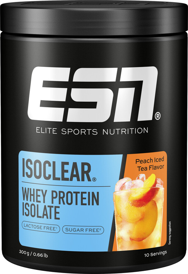 Bild 1 von ESN Isoclear Whey Protein Isolate Peach Iced Tea Flavor 300G