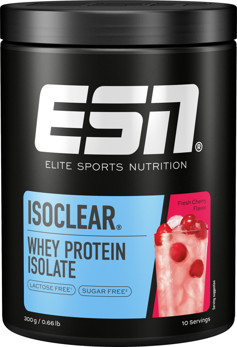 Bild 1 von ESN Isoclear Whey Protein Isolate Fresh Cherry Flavor 300G