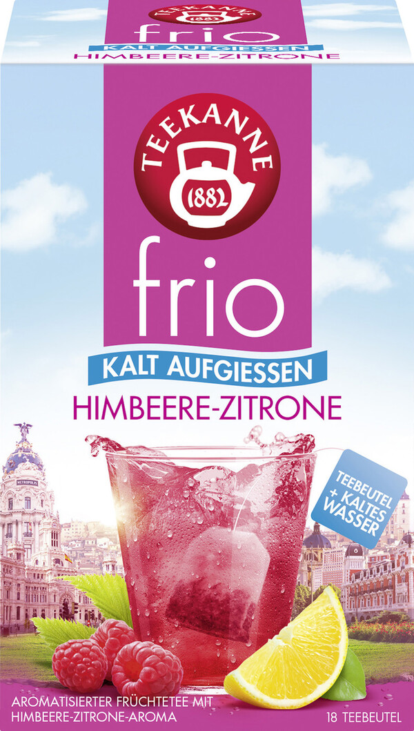 Bild 1 von Teekanne Frio Himbeer-Zitrone 18ST 45G